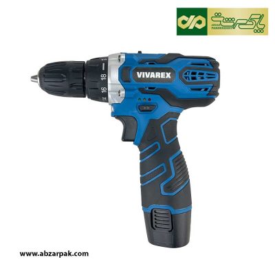 دریل پیچ گوشتی شارژی تک باطری 12 ولت ویوارکس VIVAREX مدل VR12V-1C