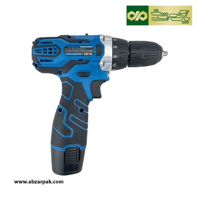 دریل پیچ گوشتی شارژی دو باتری به همراه لوازم ویوارکس VIVREX مدل VR12V-2A