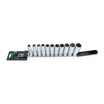 ست ریلی بکس بلند درایو 12 اینچ 11 عددی 12 پر تاپتول TOPTUL کد GAAQ1105