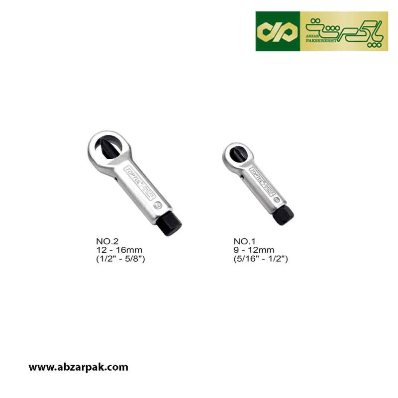 کیت 4 عددی مهره بر (شکن) 9 تا 27 میلیمتر تاپ تول TOPTUL مدل GAAI0402