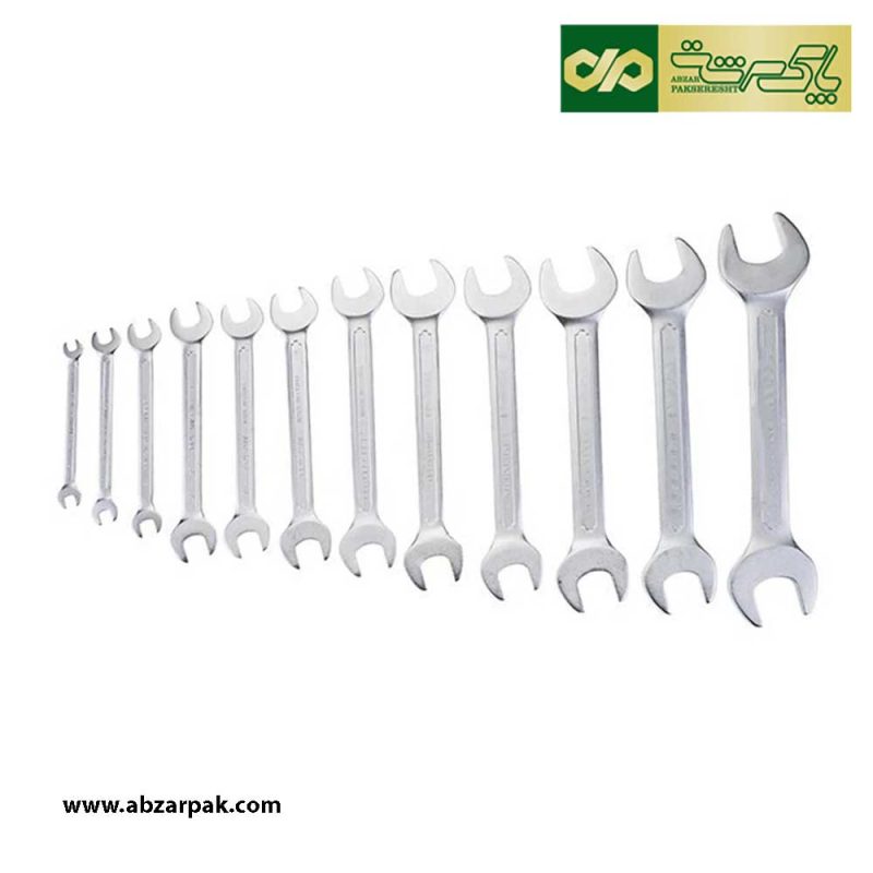 مجموعه آچار دو سر تخت 12عددی تاپ تول TOPTUL کد GAAE1209