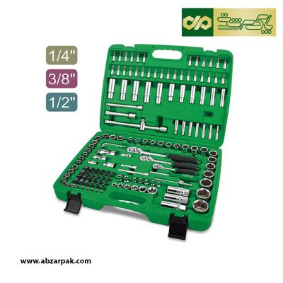 جعبه ابزار 151 پارچه 12 و 14 و 38 تاپ تول TOPTUL مدل GCAI151R