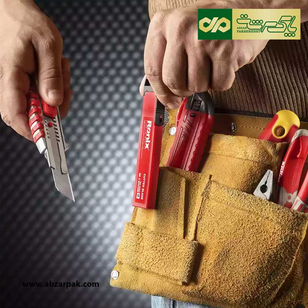 تیغ کاتر 18 میلی متر SK2 رونیکس RONIX مدل RH-3090 (4) تیغ کاتر 18 میلی متر SK2 رونیکس RONIX مدل RH-3090