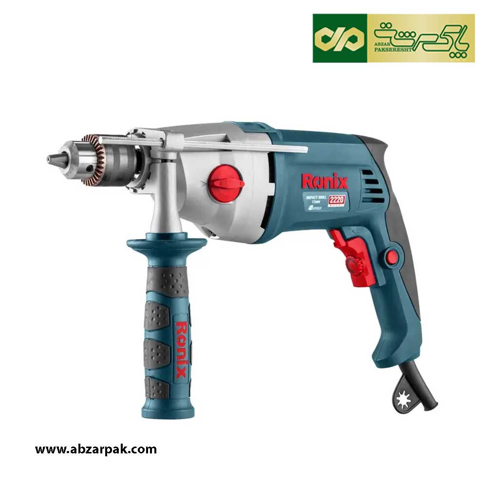 دریل گیربکسی 13میلی متری 1050وات رونیکس RONIX مدل 2220 (8) دریل گیربکسی 13میلی متری 1050وات رونیکس RONIX مدل 2220