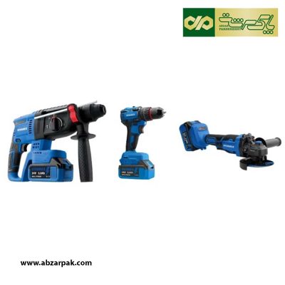 کیت شارژی براشلس سه عددی ویوارکس VIVAREX مدل VR2403-BCK