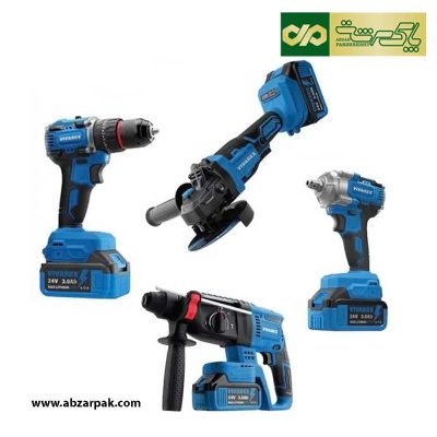 کیت شارژی براشلس چهار عددی ویوارکس VIVAREX مدل VR2404-BCK