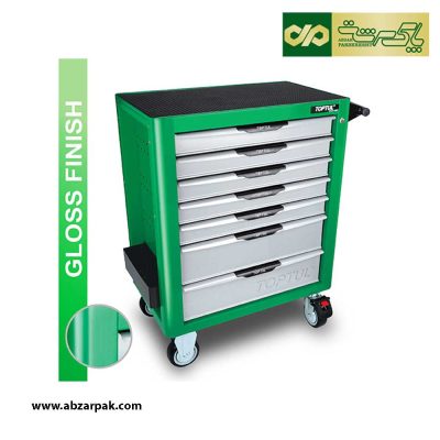 جعبه ابزار 7 کشو چرخ دار 308 پارچه تاپ تول TOPTUL مدل GE-30817