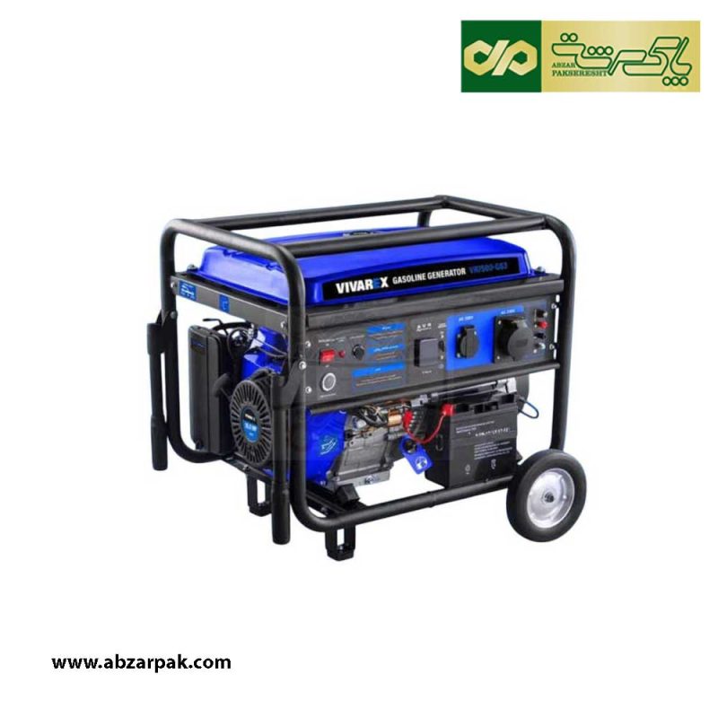 موتور برق سه گانه استارتی 7500 وات ویوارکس VIVAREX مدل VR7500-GS3