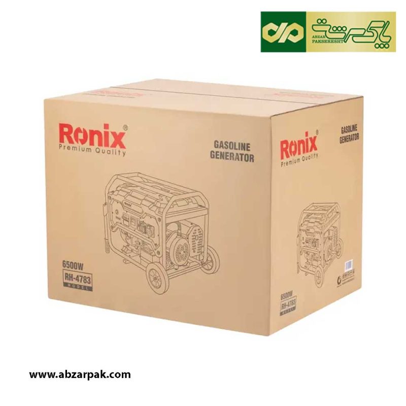 ژنراتور بنزینی 6500 وات رونیکس RONIX مدل RH-4783
