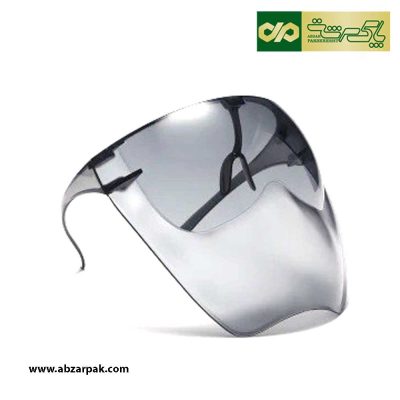 عینک ایمنی شیلد دار محافظ چشم و صورت رنگ دودی توتاص TOTAS مدل AT120
