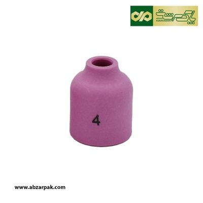 سرامیک گاز لنز تورچ جوشکاری آرگون سایز 4