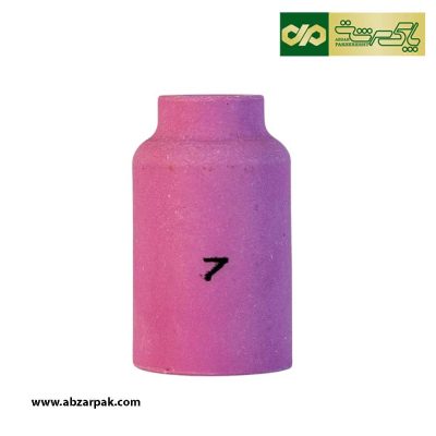 سرامیک گاز لنز تورچ جوشکاری آرگون سایز 7