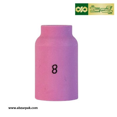 سرامیک گاز لنز تورچ جوشکاری آرگون سایز 8