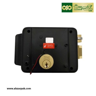 قفل حیاطی برقی کلید معمولی کالی kale کد 357 M-D