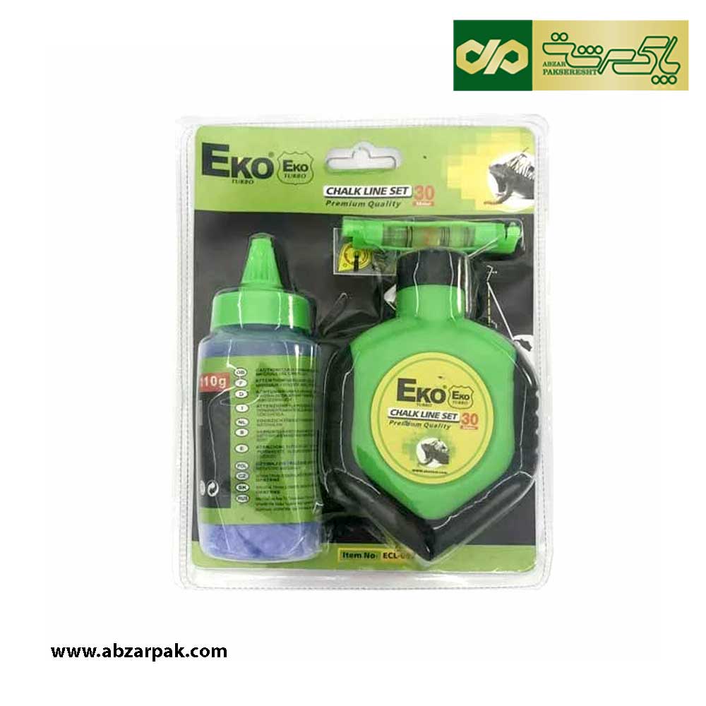 چاک لاین 30 متری با پودر و آب تراز اکو مدل ECL-002 (2) چاک لاین 30 متری با پودر و آب تراز اکو مدل ECL-002