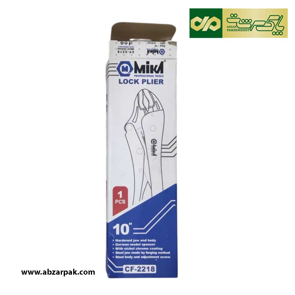 انبرقفلی 10 اینچ میکا MIKA مدل CF-2218 انبرقفلی 10 اینچ میکا MIKA مدل CF-2218