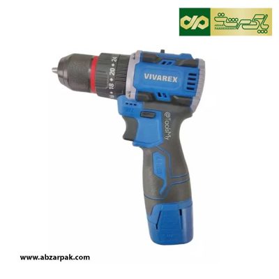دریل شارژی چکشی 16.8ولت براشلس ویوارکس مدل VR1608-BLX
