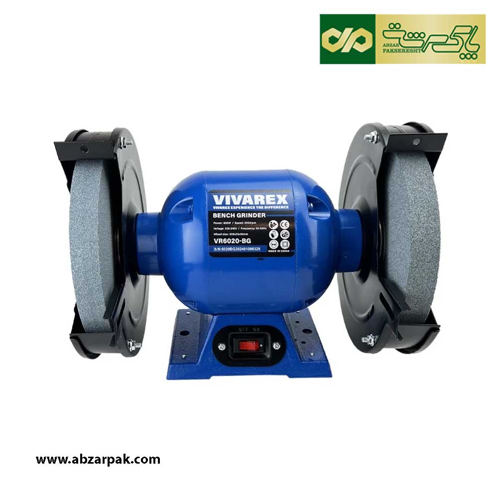 تصویر سنگ رومیزی 200 میلیمتری ویوارکس VIVAREX مدل VR6020-BG 
