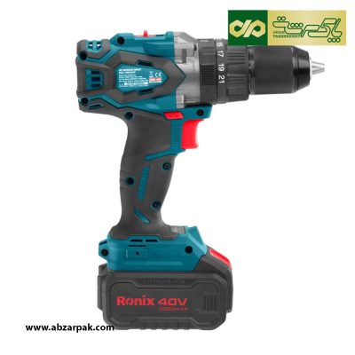 کیت دریل شارژی براشلس 40 ولت 150 نیوتن متر رونیکس RONIX مدل 8905-407