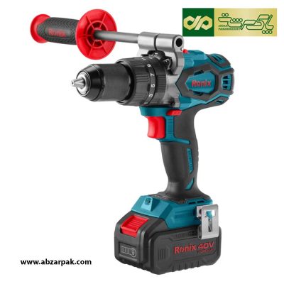 کیت دریل شارژی براشلس 40 ولت 150 نیوتن متر رونیکس RONIX مدل 8905-407