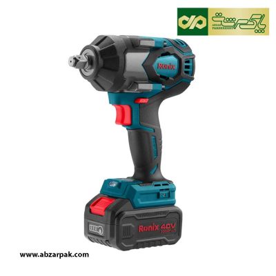 کیت بکس شارژی 40 ولت براش لس 800 نیوتن متر 1/2 اینچ رونیکس RONIX مدل 8907-407