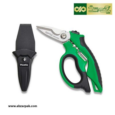 قیچی همه کاره کابل بر با سیم قطع کن 200 میلیمتر تاپ تول TOPTUL مدل SBBA0620