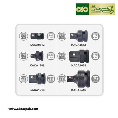 جعبه تبدیل (آداپتور) 6 پارچه ترکیبی فشارقوی بکس تاپ تول TOPTUL مدل GDAI0602