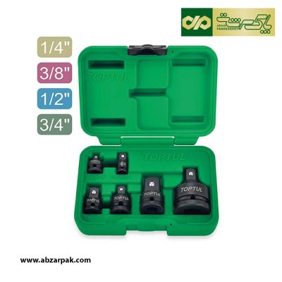 جعبه تبدیل (آداپتور) 6 پارچه ترکیبی فشارقوی بکس تاپ تول TOPTUL مدل GDAI0602