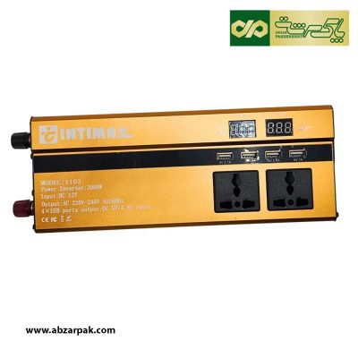 مبدل برق خودرو (کانورتر) ۱۲ به ۲۲۰ ولت ظرفیت 3000 وات اینتیمکث INTIMAX کد 1103