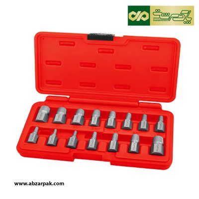 مجموعه بیت قلاویز چپگرد 15 عددی تاپ تول TOPTUL مدل  JGAI1503