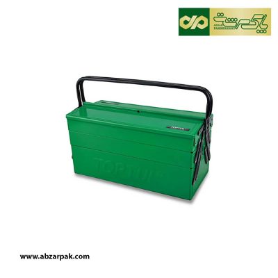 مجموعه 111 پارچه جعبه ابزار کارگاهی سه طبقه تاپ تول TOPTUL مدل  GCAZ111A