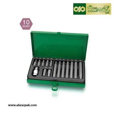 جعبه بکس 15 پارچه آلنی کوتاه و بلند تاپ تول TOPTUL کد GAAD1508