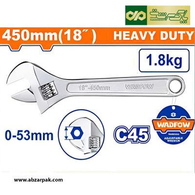آچار فرانسه 18 اینچ وادفو WADFOW مدل WAW1118