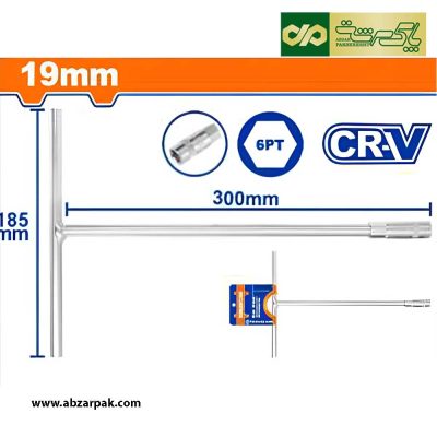 آچار بکس تی سایز 19 میلیمتر وادفو WADFOW مدل WTH1119