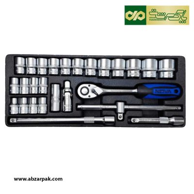 جعبه بکس 26 پارچه 1/2 اینچ نووا NOVA مدل 6681