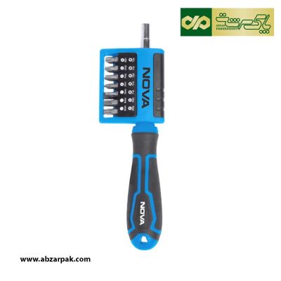 مجموعه ۱۵ عددی بیت پیچ گوشتی نووا NOVA مدل 1342